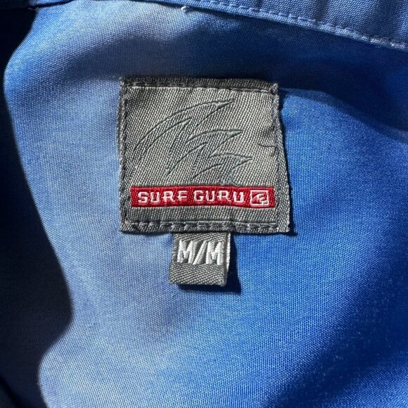 Surf Guru Polynesian Hawaiian Tropical Print Short Sleeve Casual Shirt - Picture 7 of 8